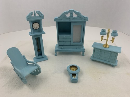 Swedish blue dollhouse - swedish,